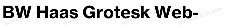 BW Haas Grotesk Web字体转换 BW Haas Grotesk Web字体转换